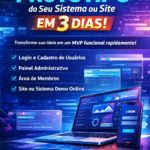 Eu vou fazer o prototipo do seu sistema/site