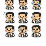 Eu vou fazer figurinhas personalizadas de si mesmo