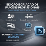 Eu vou criar um banner/cartaz para o seu serviço.