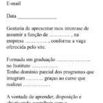 Eu vou fazer Carta de apresentação pra entrevistas e currícu...