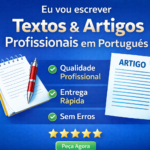 Eu vou escrever artigos persuasivos em português