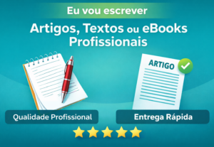 Eu vou criar um eBook profissional completo para você