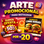 Eu vou fazer 4 Post promocionais simples para seu negócio.