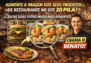 Eu vou aumentar a qualidade da foto do seu produto