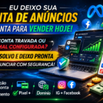 Eu vou deixar sua conta de anúncios pronta para vender hoje