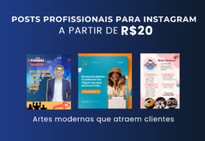 Eu vou Fazer posts personalizados para sua marca e seu públi...