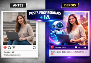 Eu vou criar 3 artes profissionais para você usando IA