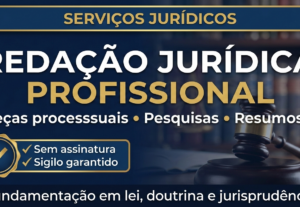 Eu vou elaborar textos jurídicos, peças e pesquisas.