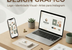 Eu vou criar designs profissionais para sua marca