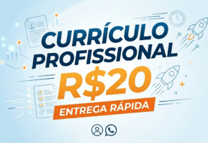 Eu vou criar ou organizar seu currículo profissional
