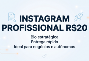 Eu vou Organizar sua Bio e deixo seu Instagram profissional