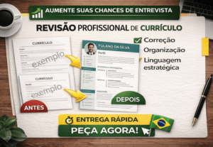 Eu vou realizar uma Revisão em seu currículo