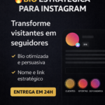 Eu vou Criar bio estratégica para Instagram que converte