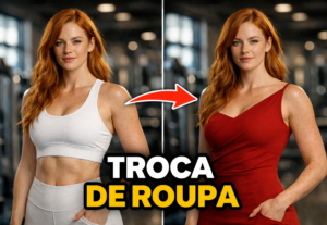 Eu vou trocar a roupa da sua foto