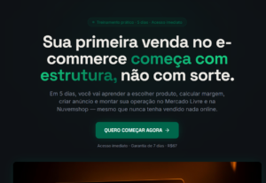 Eu vou criar Landing pages Otimizadas para conversão