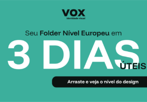 Eu vou criar seu Folder Nível Europeu com 2 folhas.