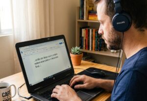 Eu vou fazer a transcrição rápida
