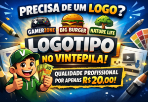 Eu vou Criar Logo Profissional e Moderno para Sua Empresa