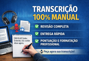 Eu vou fazer a MELHOR transcrição de áudios e vídeos em 12h