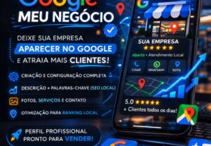 Eu vou criar seu perfil da empresa no Google em 24h
