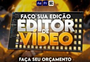 Eu vou editar seu vídeo para TikTok, Reels e YouTube
