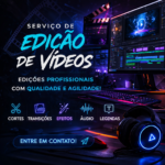 Eu vou editar seus vídeos, a melhor edição que vc vai ver