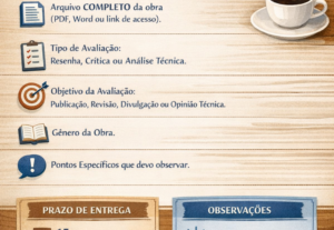 Eu vou escrever sua resenha, avaliar ou escrever eu e-book