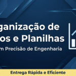 Eu vou organizar tudo, suas planilhas, dados e notas.