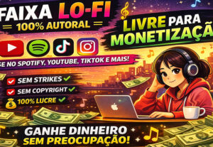 Eu vou te entregar uma faixa Lo-Fi livre de direitos autorai...
