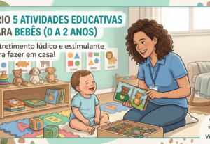 Eu vou fazer 5 brincadeiras para seu bebê