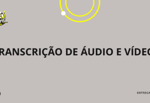 Eu vou transcrever seu áudio ou vídeo em 24hrs