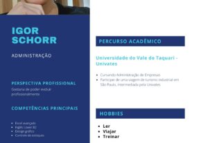 Eu vou fazer um currículo moderno personalizado