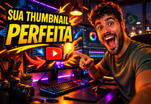 Eu vou fazer thumbnail perfeita para o seu vídeo