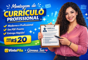 Eu vou fazer Criação de Currículo Profissional