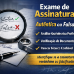 Eu vou analisar assinaturas, se são verdadeiras ou falsa