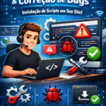 Eu vou dar suporte técnico e corrigir erros em seu site