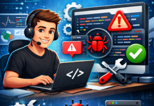 Eu vou dar suporte técnico e corrigir erros em seu site