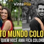 Eu vou destacar com cor a pessoa que você ama.