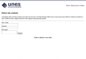Eu vou criar a interface do seu site