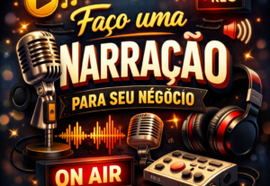 Eu vou fazer uma narração para o que você precisar em até 24...