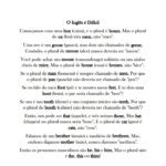 Eu vou traduzir e dar vida à textos de inglês.