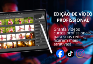 Eu vou fazer a edição de seu vídeo em até 12h