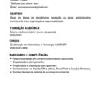 Eu vou fazer o currículo ideal para você.