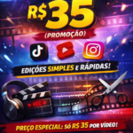 Eu vou editar um vídeo para você