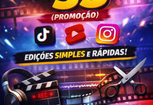 Eu vou editar um vídeo para você