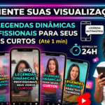 Eu vou Colocar legendas dinâmicas em seus vídeos.