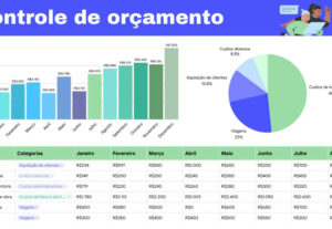 Eu vou Criar planilhas organizadas e personalizadas no Excel