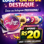 Eu vou fazer Logo profissional + 5 capas para destaque no In...