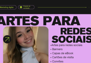 Eu vou fazer artes para as redes sociais