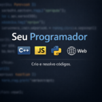 Eu vou ser seu programador de C++, JavaScript, Python, Web